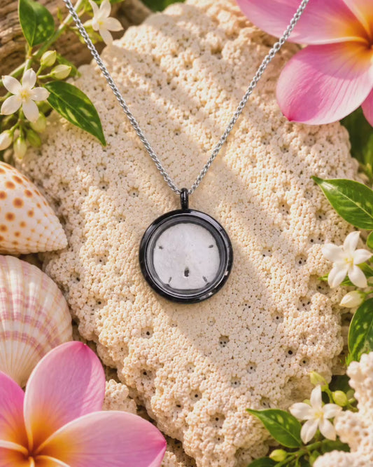 Itty Bitty Sand Dollar Locket Necklace!
